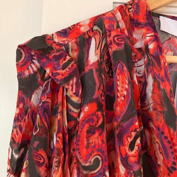IRO stunning paisley “DENA” blouse NWT - Picture 7 of 10